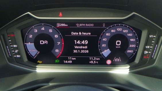 Audi A1 Sportback A1 Sportback 30 TFSI 116 ch S tronic 7 S Line Blanc Glacier