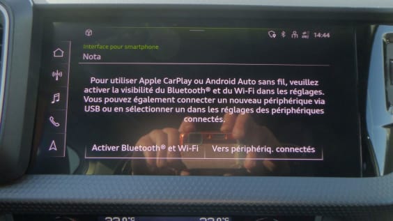 Audi A1 Sportback A1 Sportback 30 TFSI 116 ch S tronic 7 S Line Blanc Glacier