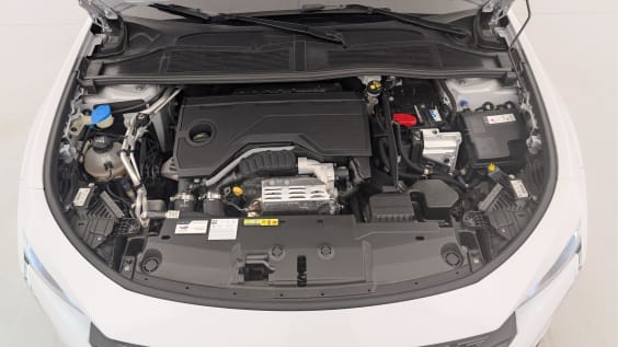 Peugeot 408 Hybrid 136 e-DCS6 Allure Blanc Okenite