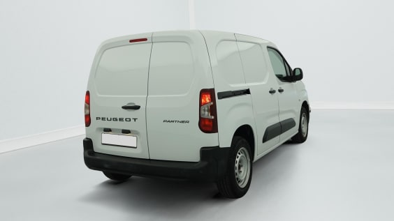 Peugeot Partner Fourgon M 650 KG BLUEHDI 100 S&S BVM6 Blanc Icy