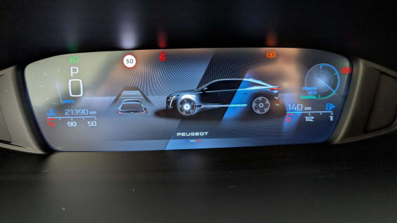 Peugeot 408 Hybrid 145 e-DCS6 Allure Bleu Obsession