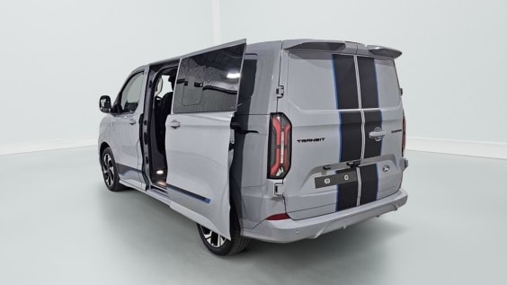 Ford Transit Custom Cabine Approfondie TRANSIT CUSTOM CA 320 L1H1 2.0 ECOBLUE 170 CH BVA8 SPORT Gris Matter