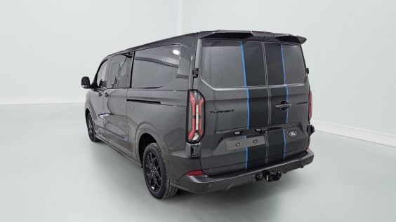Ford Transit Custom Cabine Approfondie TRANSIT CUSTOM CA 320 L2H1 2.0 ECOBLUE 170 CH BVA8 SPORT Gris Magnetic