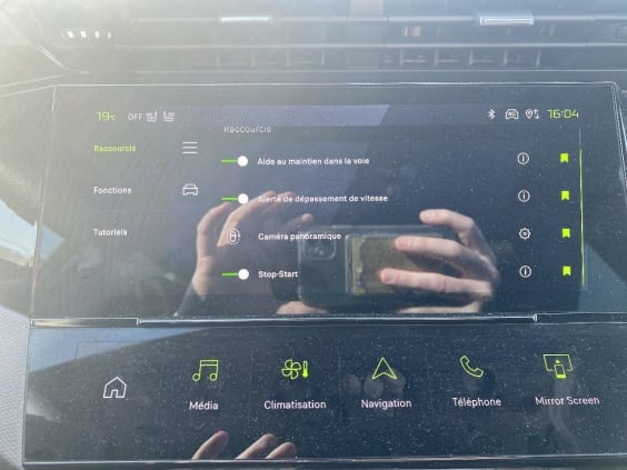 Peugeot 408 Hybrid 145 gt e-dcs6 Noir