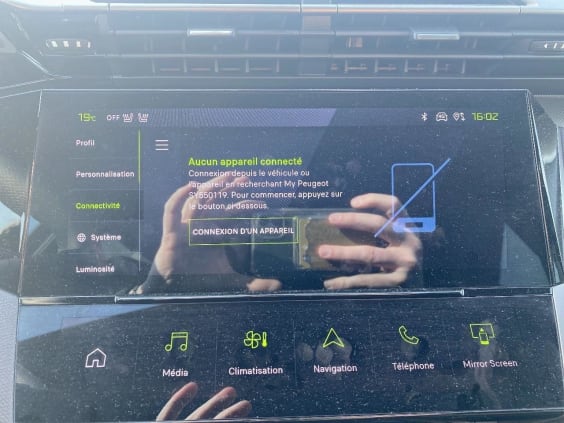Peugeot 408 Hybrid 145 gt e-dcs6 Noir