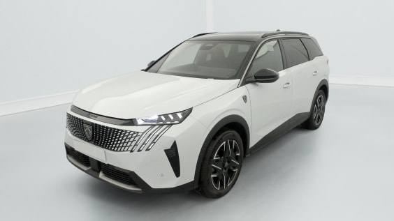 Peugeot 5008 Hybrid 145 e-DCS6 GT Blanc Okenite / Toit Noir
