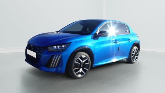 Peugeot 208 Hybrid 145 ch e-DCS6 GT Bleu Vertigo