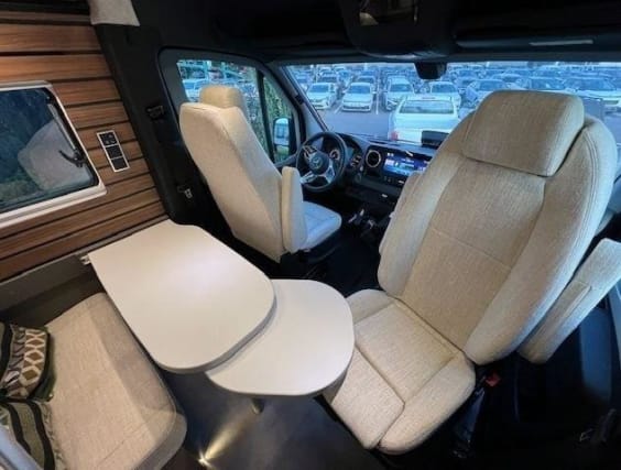 Hymer Camper Vans Grand Canyon S MERCEDES SPRINTER 4Matic  419 CDI 190 CV BVA 4x4 Gris Tenorite