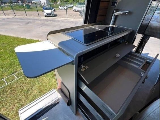 Hymer Camper Vans Grand Canyon S MERCEDES SPRINTER 4Matic  419 CDI 190 CV BVA 4x4 Gris Tenorite