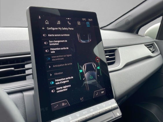 Renault CAPTUR Captur E-Tech full hybrid 145 ch Techno Gris Rafale Metal / Toit Gris