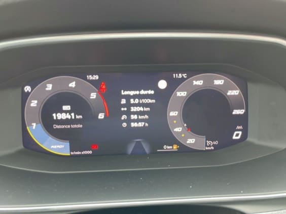 Seat LEON ST 2.0 TDI 115 BVM6 Business Bleu Fjord