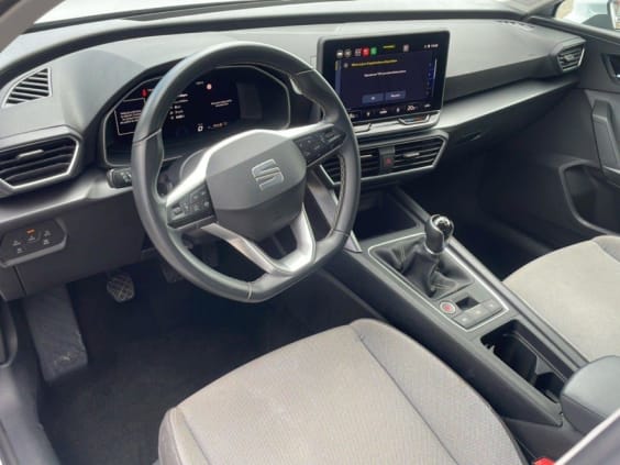 Seat Leon 2.0 TDI 115 BVM6 Business Blanc Neige Metal