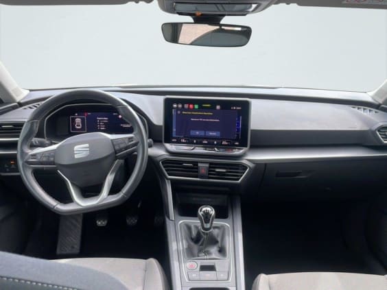 Seat Leon 2.0 TDI 115 BVM6 Business Blanc Neige Metal