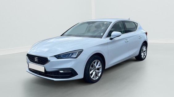 Seat Leon 2.0 TDI 115 BVM6 Business Blanc Neige Metal