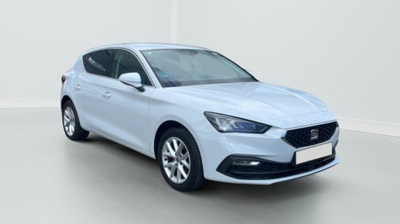 Seat Leon 2.0 TDI 115 BVM6 Business Blanc Neige Metal