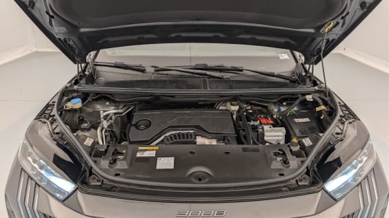 Peugeot 3008 Hybrid 145 e-DCS6 GT Gris Titane / Toit Noir