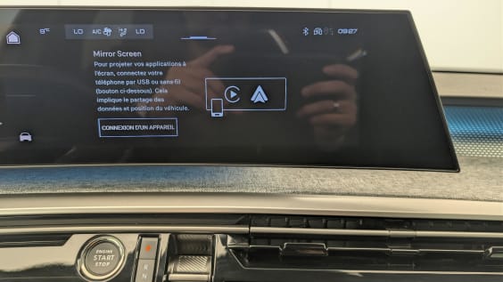 Peugeot 3008 Hybrid 145 e-DCS6 GT Gris Titane / Toit Noir