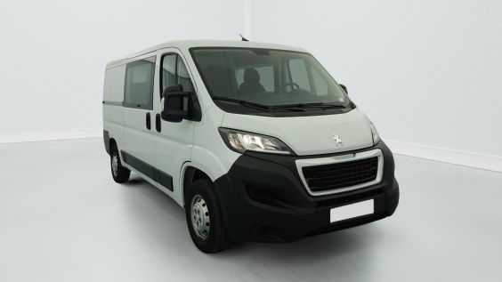 Peugeot BOXER FOURGON CABINE APPRONFONDIE 3.3 T L2H1 BLUEHDI 140 S&S BVM6 Blanc Icy