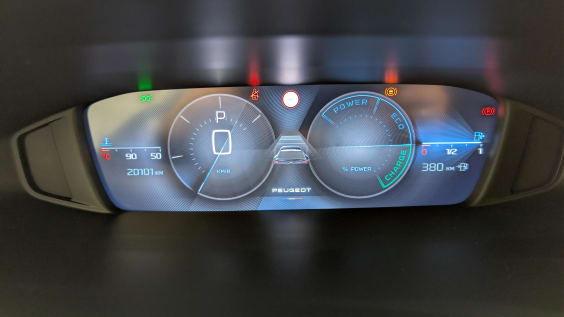 Peugeot 408 Hybrid 136 e-DCS6 Allure Gris Selenium