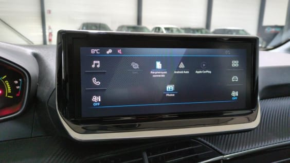 Peugeot 208 Hybrid 110 ch e-DCS6 Style gris artense
