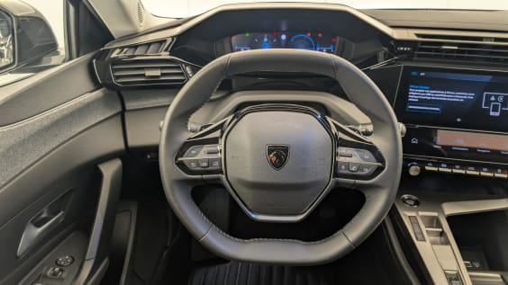 Peugeot 408 Hybrid 136 e-DCS6 Allure Gris Selenium