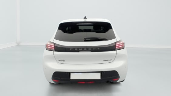 Peugeot 208 Hybrid 110 ch e-DCS6 Allure Blanc Okénite