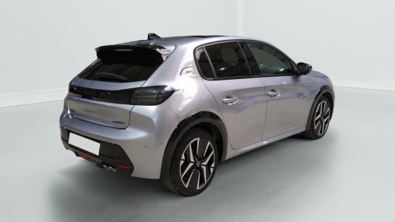 Peugeot 208 Hybrid 136 e-DCS6 GT gris artense