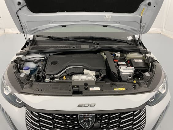Peugeot 208 Hybrid 110 ch e-DCS6 Allure Blanc Okénite