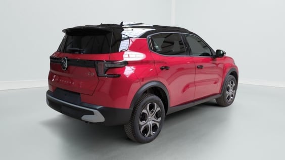 Citroën C3 Aircross Nouveau C3 Aircross Hybride 145 ch Aut Plus Rouge Elixir / Toit Noir