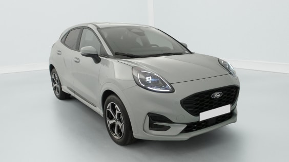 Ford PUMA 1.0 EcoBoost 125 ch mHEV S&S Powershift ST-Line Gris Cactus