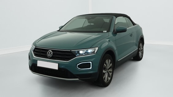 Volkswagen T-roc Cabriolet 1.5 TSI EVO 150 START/STOP BVM6 STYLE Vert Cactus / Capote Noire