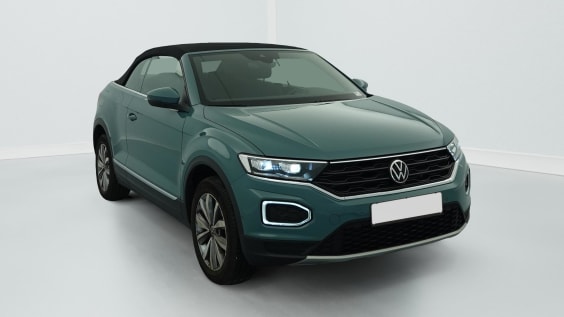Volkswagen T-roc Cabriolet 1.5 TSI EVO 150 START/STOP BVM6 STYLE Vert Cactus / Capote Noire