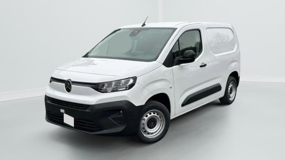 Citroën Berlingo 1.5 BlueHDi S&S 100CH  FOURGON M 650KG 3 PLACES + PACK PREMIUM CONNECT + PLANCHER BOIS Blanc
