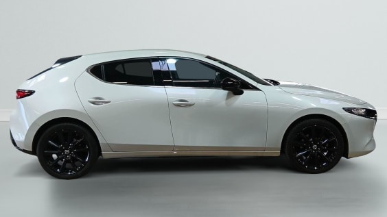 Mazda MAZDA3 5 PORTES 2025 Mazda3 5 portes 2.5L e-SKYACTIV-G M Hybrid 140 ch BVM6 Homura Ceramic White