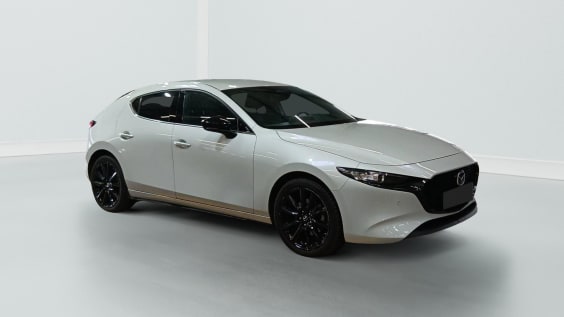 Mazda MAZDA3 5 PORTES 2025 Mazda3 5 portes 2.5L e-SKYACTIV-G M Hybrid 140 ch BVM6 Homura Ceramic White