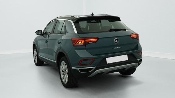 Volkswagen T-roc 1.0 TSI 116 START/STOP BVM6 STYLE Bleu Pétrole / Toit Noir (Z3a1)