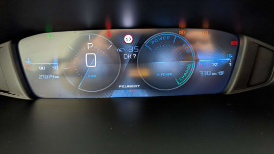 Peugeot 408 Hybrid 136 e-DCS6 Allure gris artense