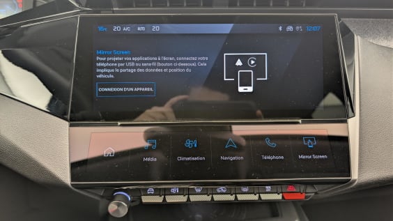 Peugeot 408 Hybrid 136 e-DCS6 Allure Bleu Obsession