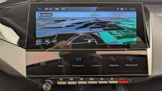 Peugeot 408 Hybrid 136 e-DCS6 Allure Bleu Obsession