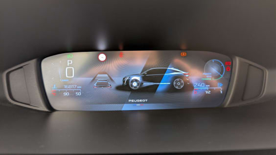 Peugeot 408 Hybrid 136 e-DCS6 Allure Bleu Obsession