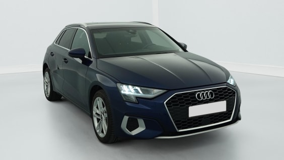 Audi A3 SPORTBACK 30 TDI 116 S tronic 7 Design Bleu Navarre