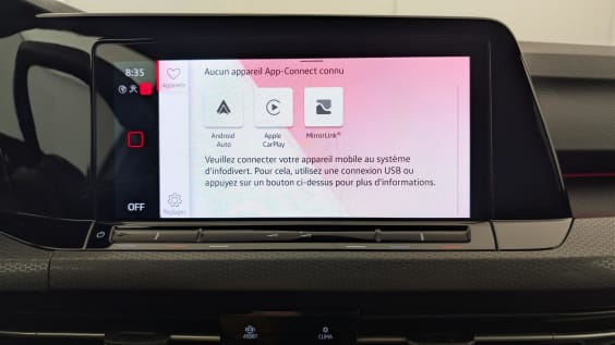 Volkswagen GOLF 8 1.4 HYBRIDE RECHARGEABLE OPF 245 DSG6 GTE Blanc Pur
