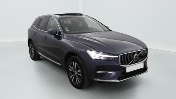Volvo XC60 T6 Recharge AWD 253 ch + 87 ch Geartronic 8 Inscription Bleu Denim