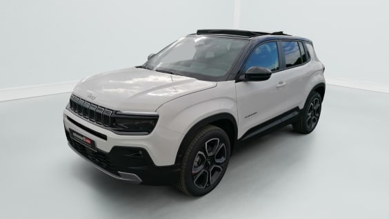 Jeep Avenger 1.2 T3 E-HYBRID 110 BVR SUMMIT Blanc + Toit Noir