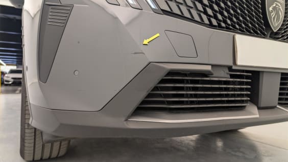 Peugeot 3008 Hybrid 145 e-DCS6 GT Gris Titane / Toit Noir