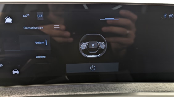Peugeot 5008 HYBRID 145 CH E-DCS6 ALLURE Bleu Obsession