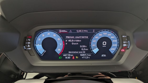 Audi A3 SPORTBACK 30 TFSI 110 Design Bleu Atoll