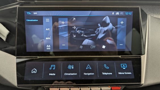 Peugeot 408 Hybrid 145 e-DCS6 Allure Gris Sélénium