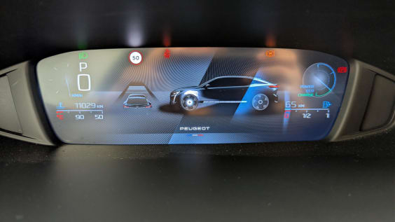 Peugeot 408 Hybrid 145 e-DCS6 Allure Gris Selenium