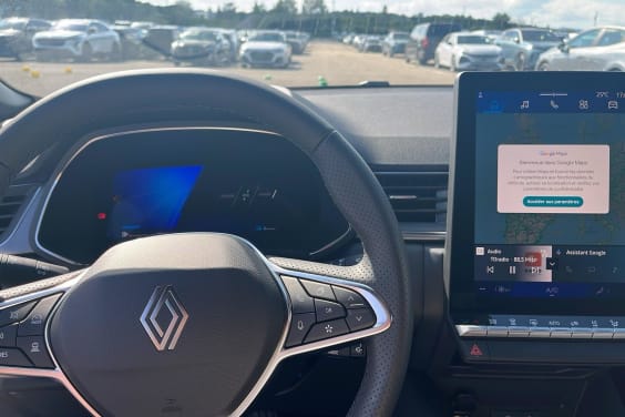 Renault SYMBIOZ E-Tech full hybrid 160 ch Techno Bleu Iron